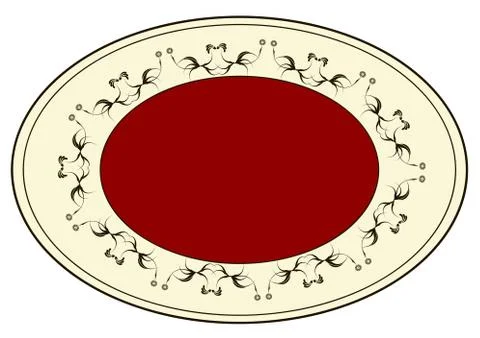 Decorative frame Illustrazione stock