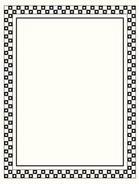 Decorative frame Stock Illustration