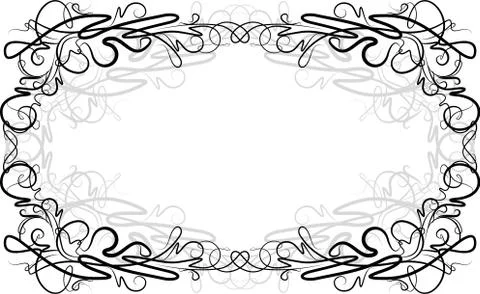 Decorative frame. 스톡 일러스트