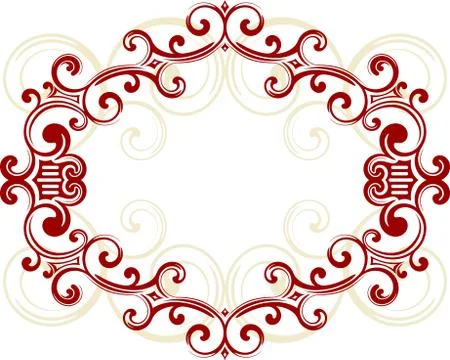 Decorative frame. Stock Illustration