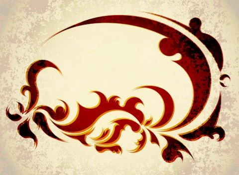 Decorative frame. Stock Illustration