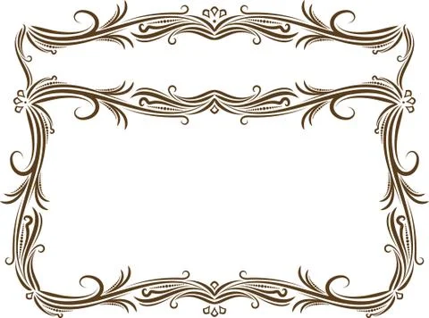 Decorative frame. Stock-Illustration