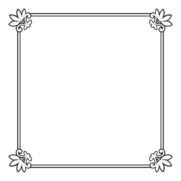 Decorative frame Stock Illustration