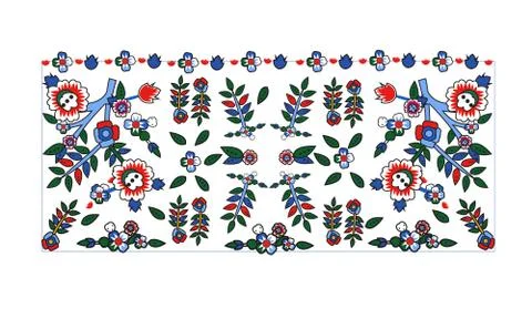 Decorative frame ottoman pattern Stock Illustration