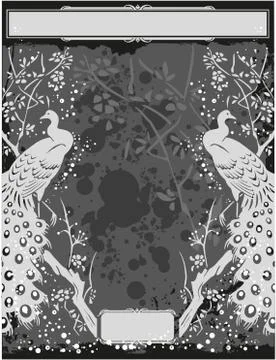 Decorative frame with pattern Stock Illustration