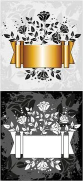 Decorative frame with pattern Stock Illustration