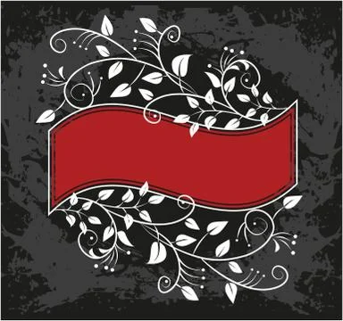 Decorative frame with pattern Stock Illustration