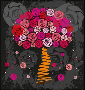 Decorative frame with pattern Stock Illustration