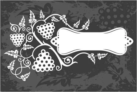 Decorative frame with pattern Illustrazione stock