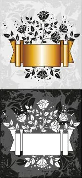 Decorative frame with pattern Stock Illustration