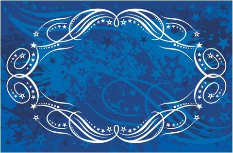 Decorative frame with pattern Illustrazione stock