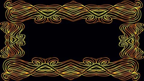 Decorative frame, place for text. Stock Illustration
