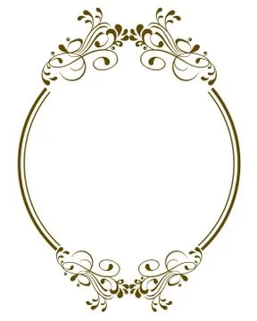 Decorative frame - vector illustration Stock Illustration