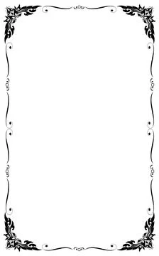 Decorative frames and borders, Thai style, Vector illustration Stock Illustration