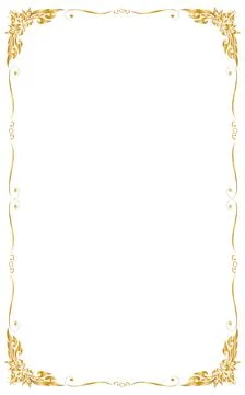 Decorative frames and borders, Thai style, Vector illustration 스톡 일러스트