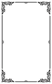 Decorative frames and borders, Vector illustration. Stock Illustration