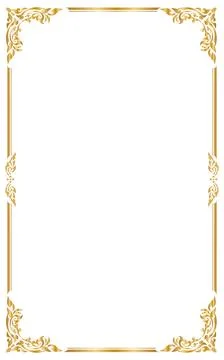 Decorative frames and borders, Vector illustration. Illustrazione stock