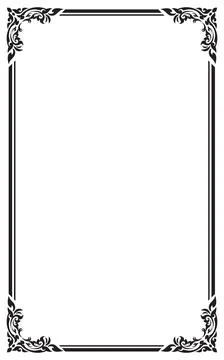 Decorative frames and borders, Vector illustration. 스톡 일러스트