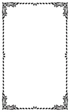 Decorative frames and borders, Vector illustration. Stock Illustration