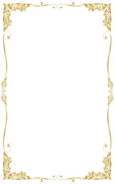 Decorative frames and borders, Vector illustration. Stock Illustration