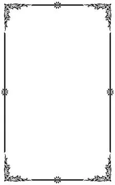 Decorative frames and borders, Vector illustration. Stock Illustration