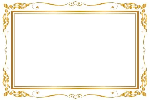 Decorative frames and borders, Vector illustration 스톡 일러스트