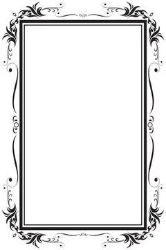 Decorative frames background Vector illustration. Stock Illustration