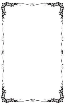 Decorative frames, Line, Thai, pattern, background, Vector, illustration Stock Illustration