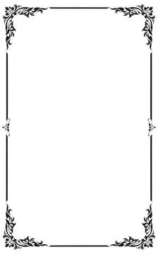 Decorative frames, Line, Thai, pattern, background, Vector, illustration Illustrazione stock