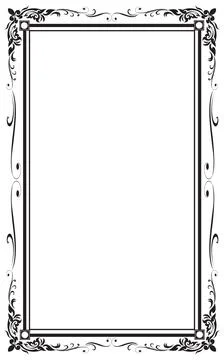 Decorative frames, Line, Thai, pattern, background, Vector, illustration Stock Illustration