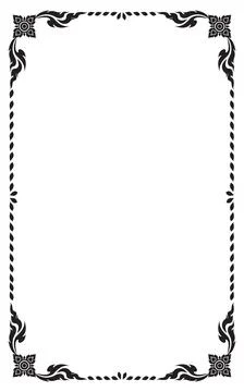 Decorative frames, Line, Thai, pattern, background, Vector, illustration 스톡 일러스트
