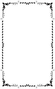 Decorative frames pattern background Vector illustration. Illustrazione stock