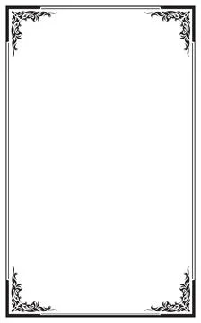 Decorative frames pattern background Vector illustration. Stock Illustration