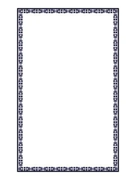 Decorative frames. Retro ornamental frame, vintage rectangle ornaments and or Stock Illustration