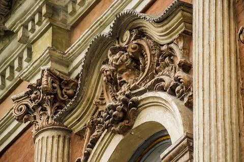 Decorative fretwork elements Stock Photos