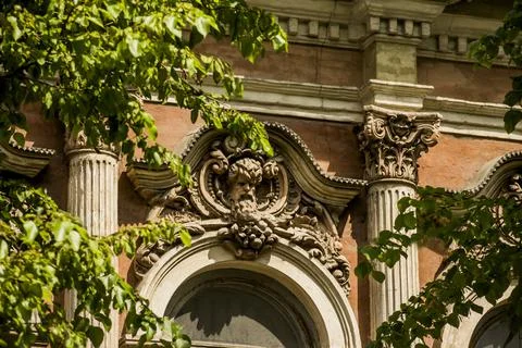 Decorative fretwork elements Stock Photos