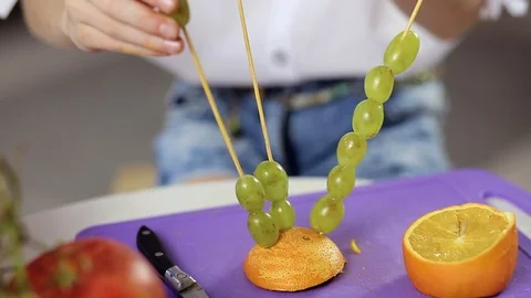 Decorative fruit food Stock Footage 104136266