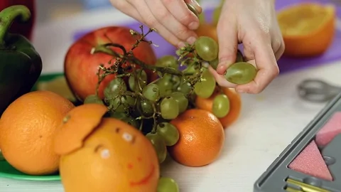 Decorative fruit food Stock Footage 104136503