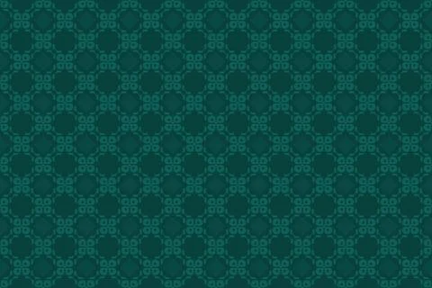 Decorative Geometric Background Featuring Repeated Abstract Floral Motifs i.. Illustrazione stock