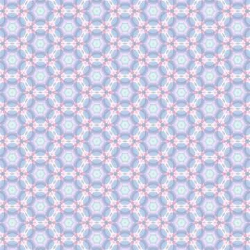 Decorative geometric floral pattern. Background for printing on paper, wallpa Stock Illustration