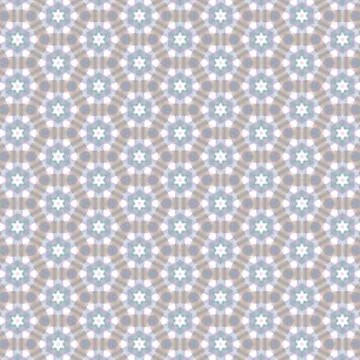 Decorative geometric floral pattern. Background for printing on paper, wallpa Stock Illustration