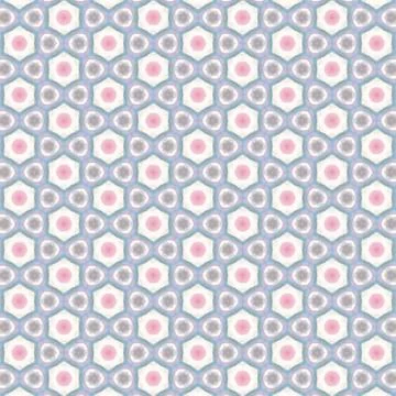 Decorative geometric floral pattern. Background for printing on paper, wallpa Illustrazione stock