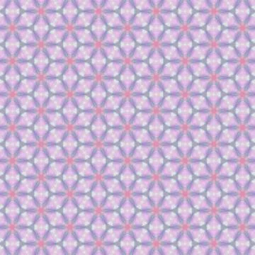 Decorative geometric floral pattern. Background for printing on paper, wallpa Stock-Illustration