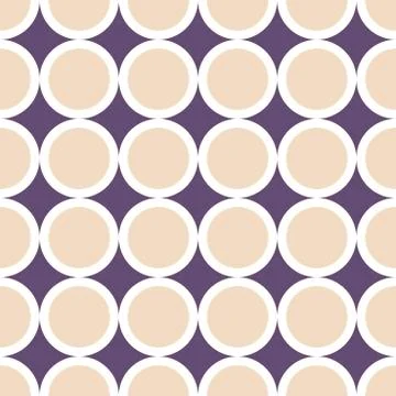 Decorative geometric pattern. Seamless delicate background. Illustrazione stock