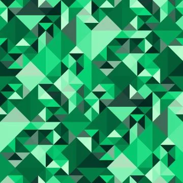 Decorative geometric shapes seamless pattern Stock Illustration