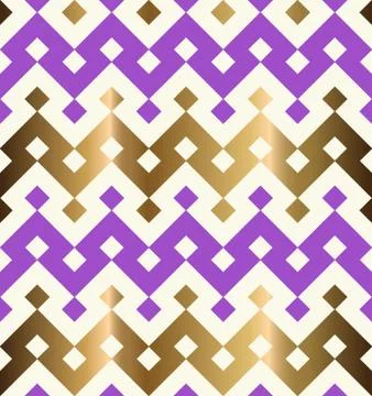 Decorative geometrical seamless pattern. Stock Illustration