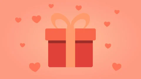 Decorative gift box 動画素材 323239405