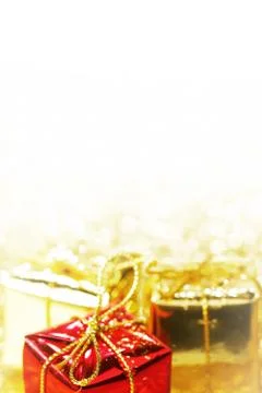 Decorative gift boxes Stock Photos