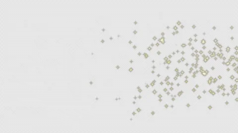 Decorative gold particles moving from left to right. For title and lower third. Stock Footage 311366656