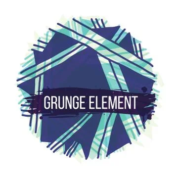 Decorative grunge abstract element Stock Illustration